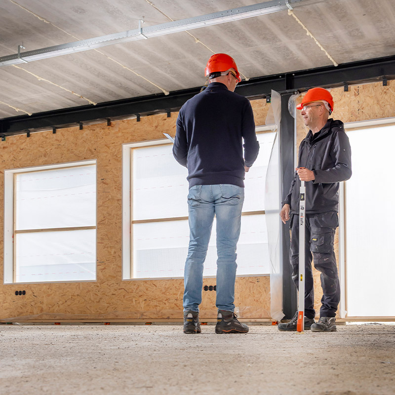 Begeleiding van opdrachtgevers en/of architect bij het maken van keuzes